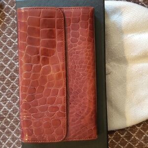 woman's Talbots wallet...rust color...free shipping